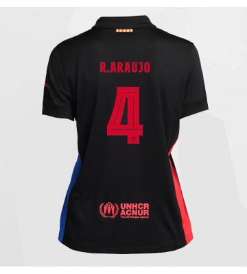 Barcelona Ronald Araujo #4 Bortatröja Kvinnor 2024-25 Kortärmad